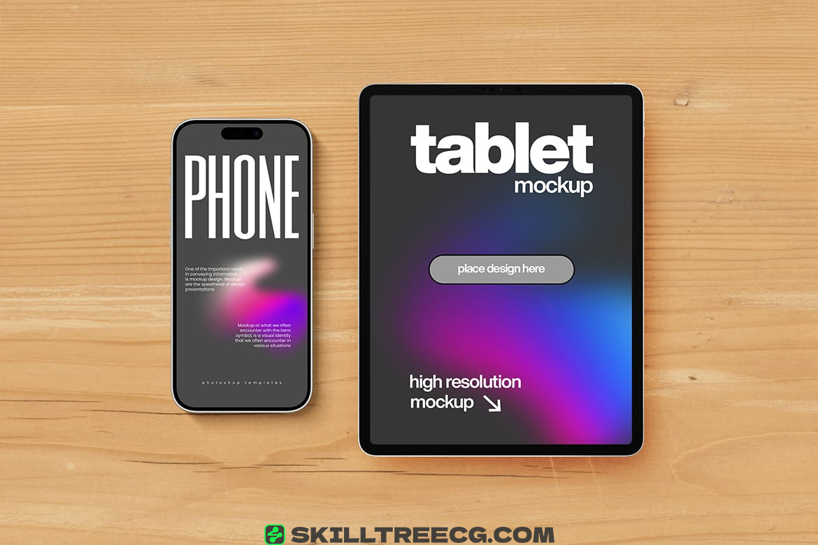 图片[2]-Smartphone & Tablet Mockup（596442）-技能树